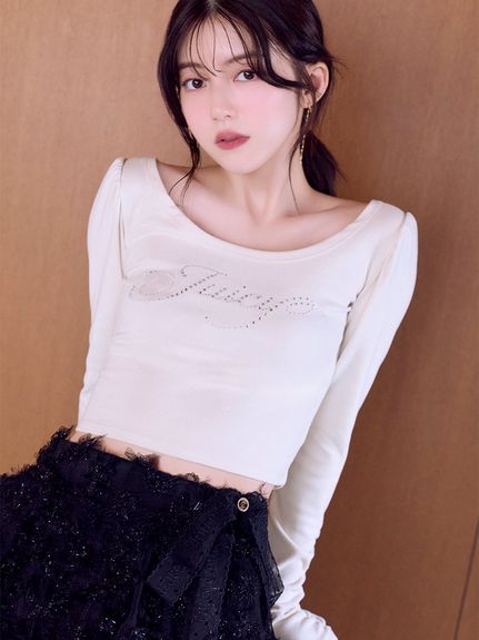 【SNIDEL×Juicy Couture】ホットフィックスショート丈ロンT