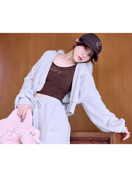 【SNIDEL×Juicy Couture】ホットフィックスショート丈ロンT