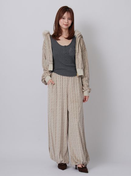 【SNIDEL×Juicy Couture】ベロアトラックパンツ