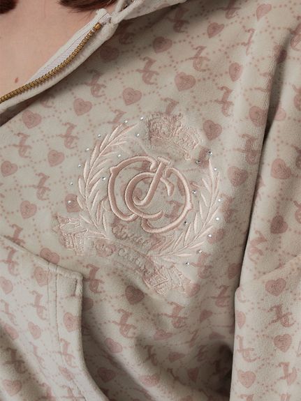 【SNIDEL×Juicy Couture】ベロアファーパーカー