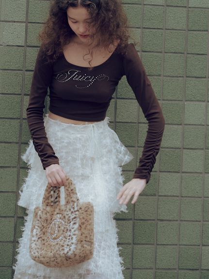 【SNIDEL×Juicy Couture】ホットフィックスショート丈ロンT