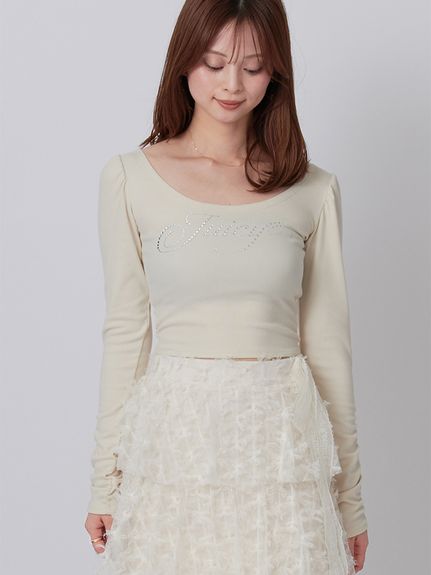 【SNIDEL×Juicy Couture】ホットフィックスショート丈ロンT