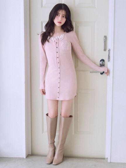 【SNIDEL×Juicy Couture】サーマルレイヤードワンピース