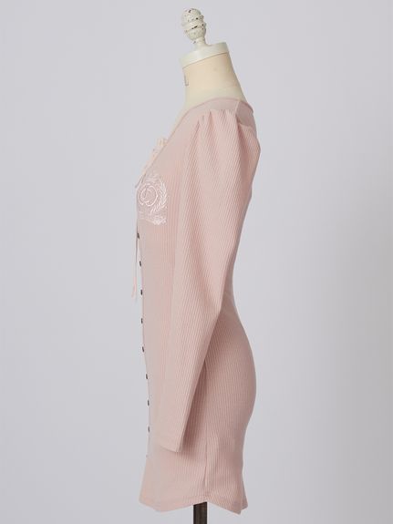 【SNIDEL×Juicy Couture】サーマルレイヤードワンピース
