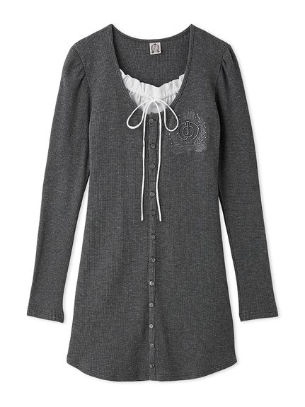 【SNIDEL×Juicy Couture】サーマルレイヤードワンピース