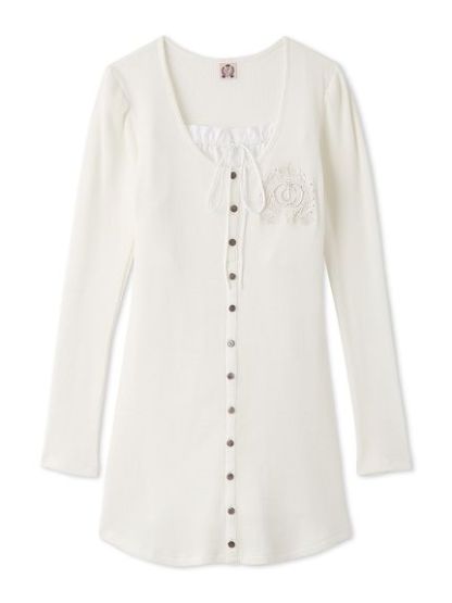 【SNIDEL×Juicy Couture】サーマルレイヤードワンピース
