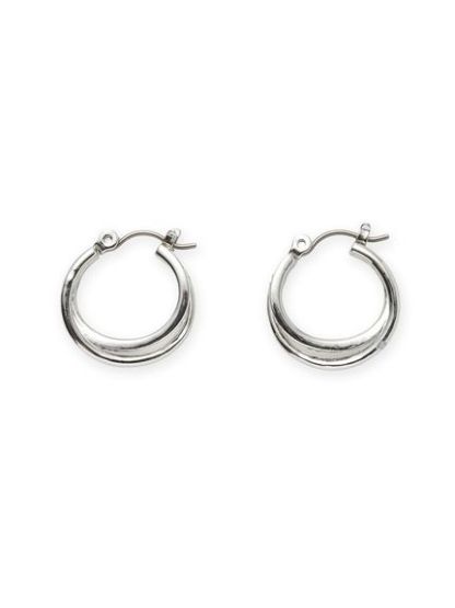 ダブルフープピアス