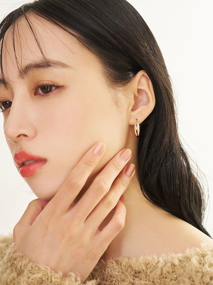 ダブルフープピアス