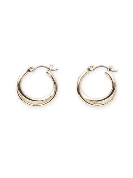 ダブルフープピアス