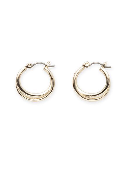ダブルフープピアス