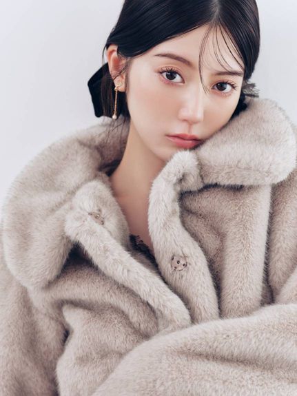 ビッグリボンビジューバレッタ