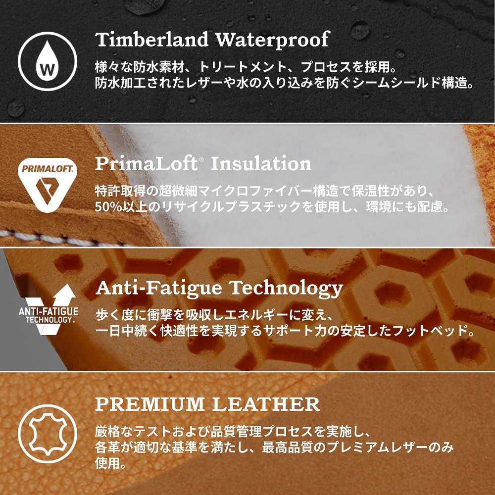 Timbethtrland 6インチ プレミアム ウォータープルーフ ブーツ レディース