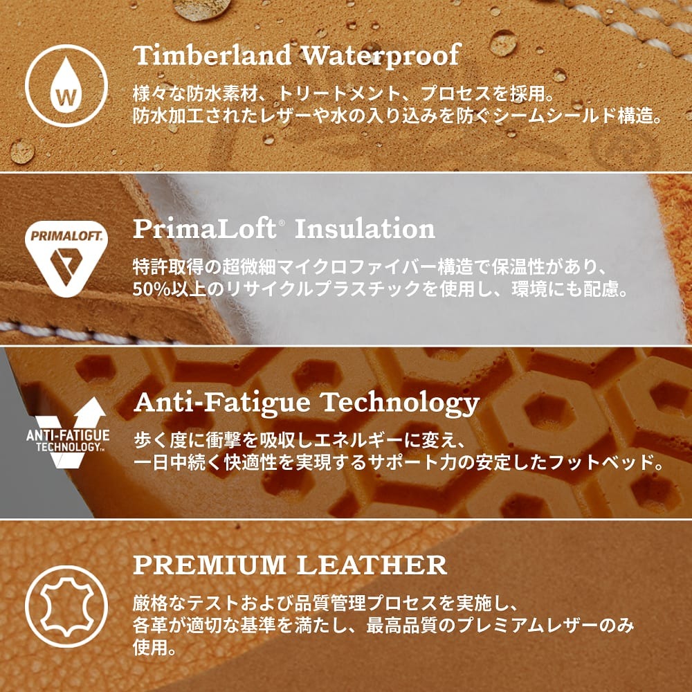 Timbethtrland 6インチ プレミアム ウォータープルーフ ブーツ レディース