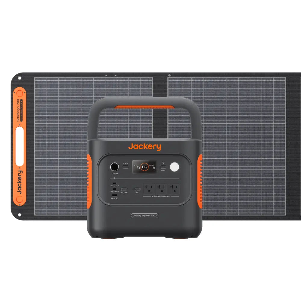 JackTHTery Solar Generator 2000 New ポータブル電源 セット