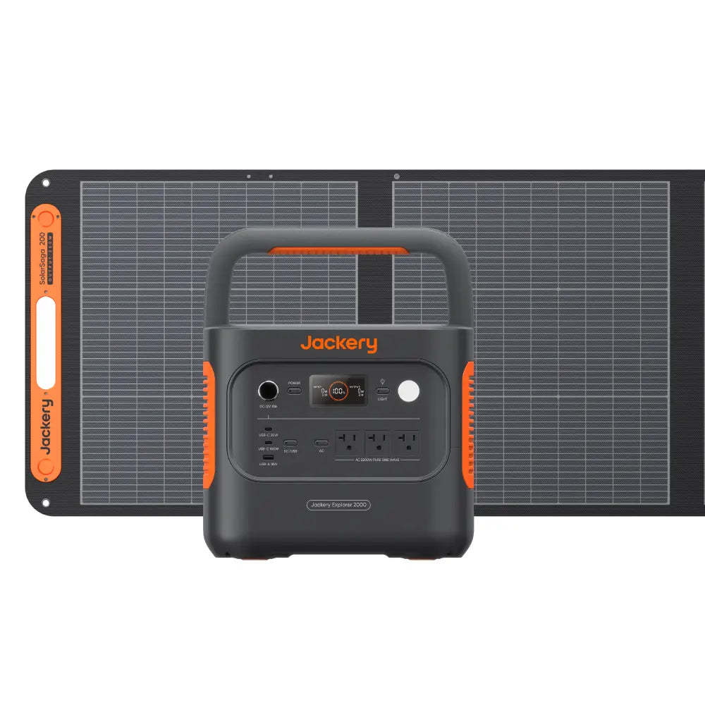 JackTHTery Solar Generator 2000 New ポータブル電源 セット