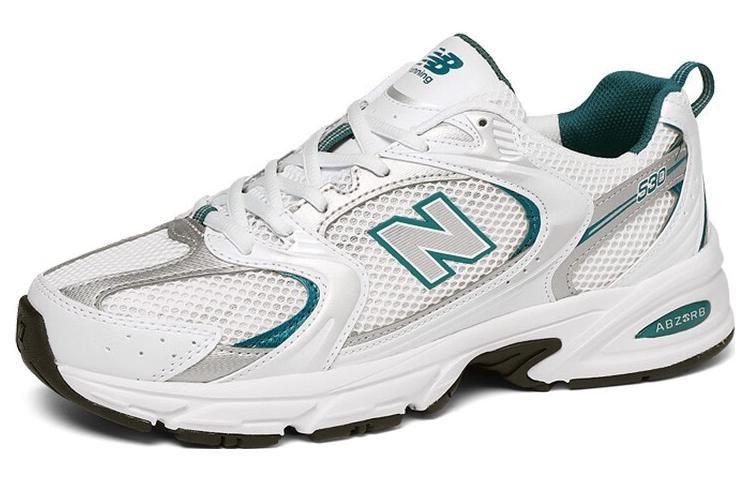 New Balance 530 ホワイト／シルバー／グリーン（MR530AB） 商品画像 3