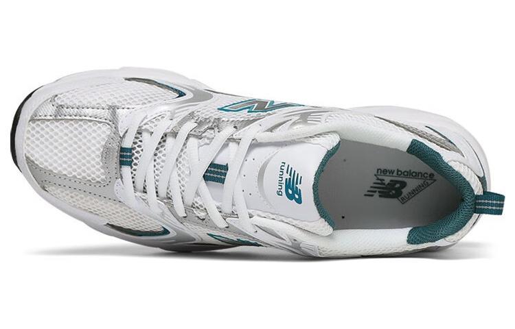 New Balance 530 ホワイト／シルバー／グリーン（MR530AB） 商品画像 4