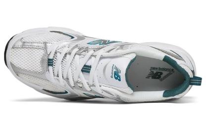 New Balance 530 ホワイト／シルバー／グリーン（MR530AB） 商品画像 4