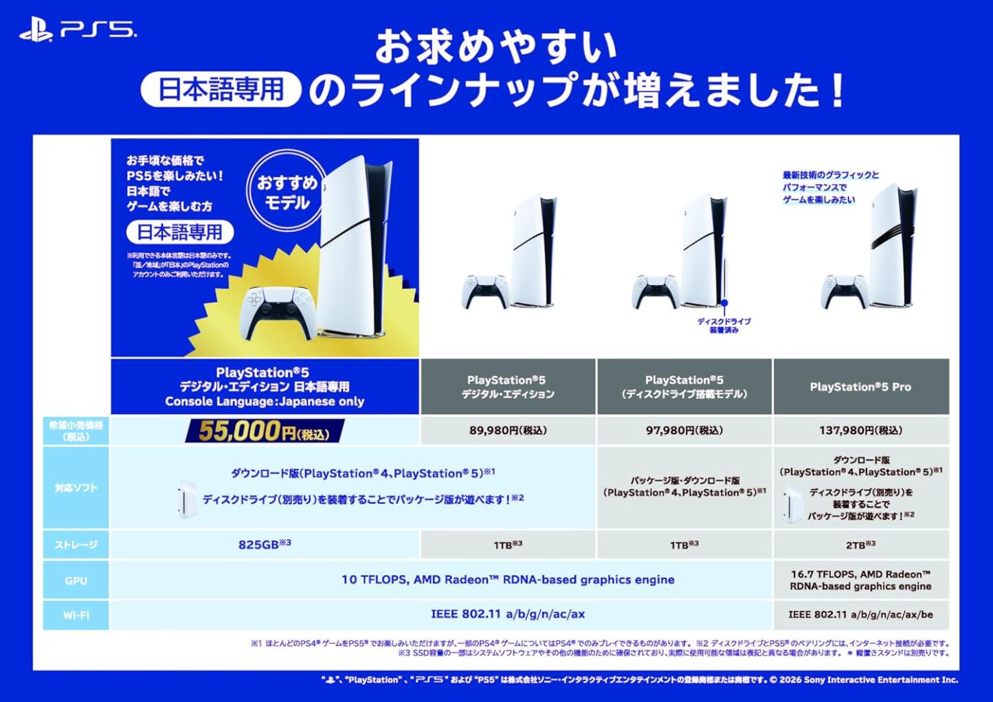 PlayStation 5 デジタル・エディション 日本語専用 Console Language: Japanese only