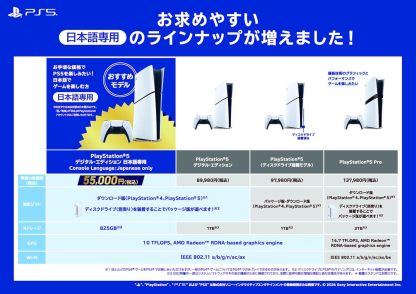 PlayStation 5 デジタル・エディション 日本語専用 Console Language: Japanese only