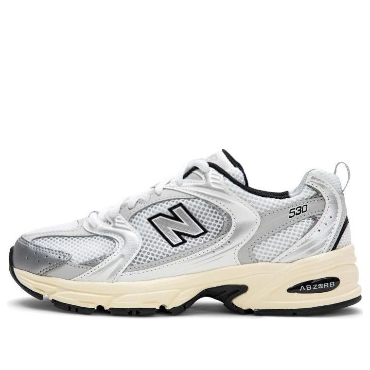 New Balance 530 ホワイト／メタリックシルバー／ブラック（MR530TA） 商品画像 1