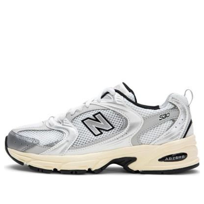 New Balance 530 ホワイト／メタリックシルバー／ブラック（MR530TA） 商品画像 1