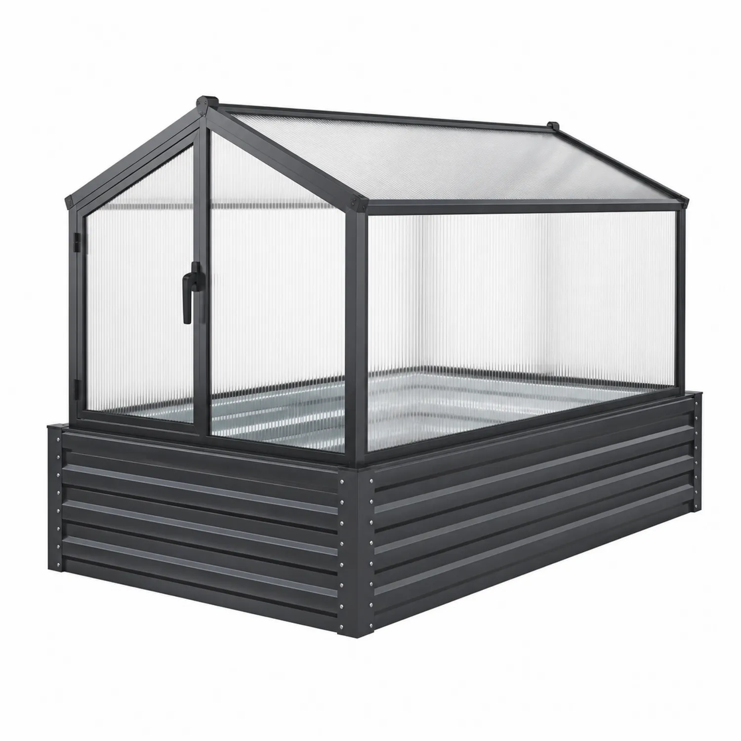 Szklarnia aluminiowa 200x100x150 cm z poliwęglanu przezroczysta