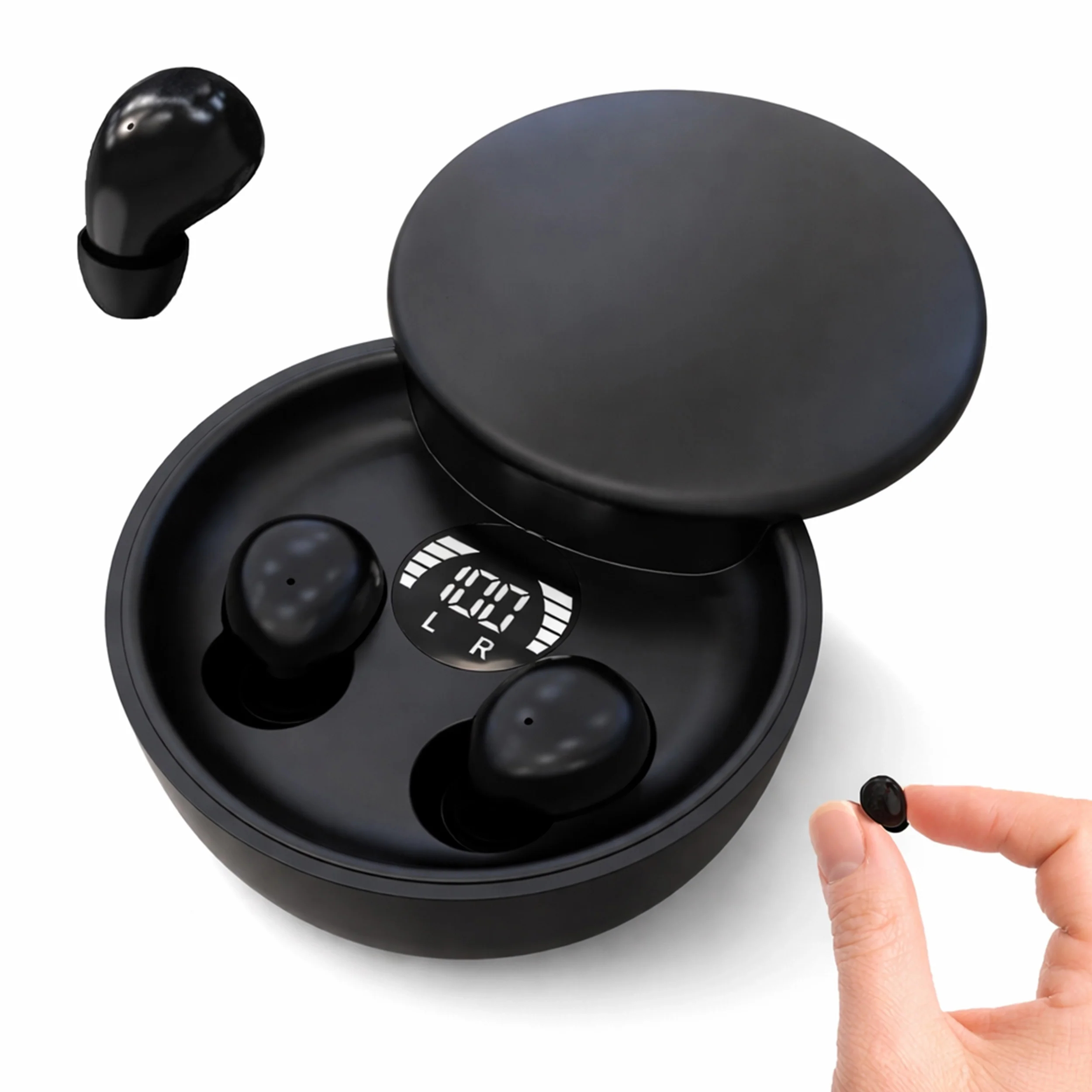 Ultra-slim sleep earbuds for side sleepers