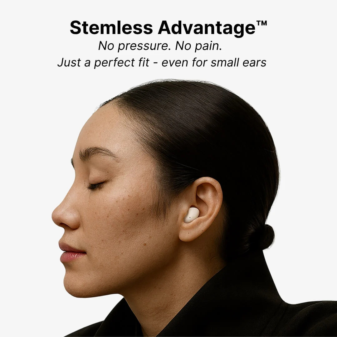 Ultra-slim sleep earbuds for side sleepers