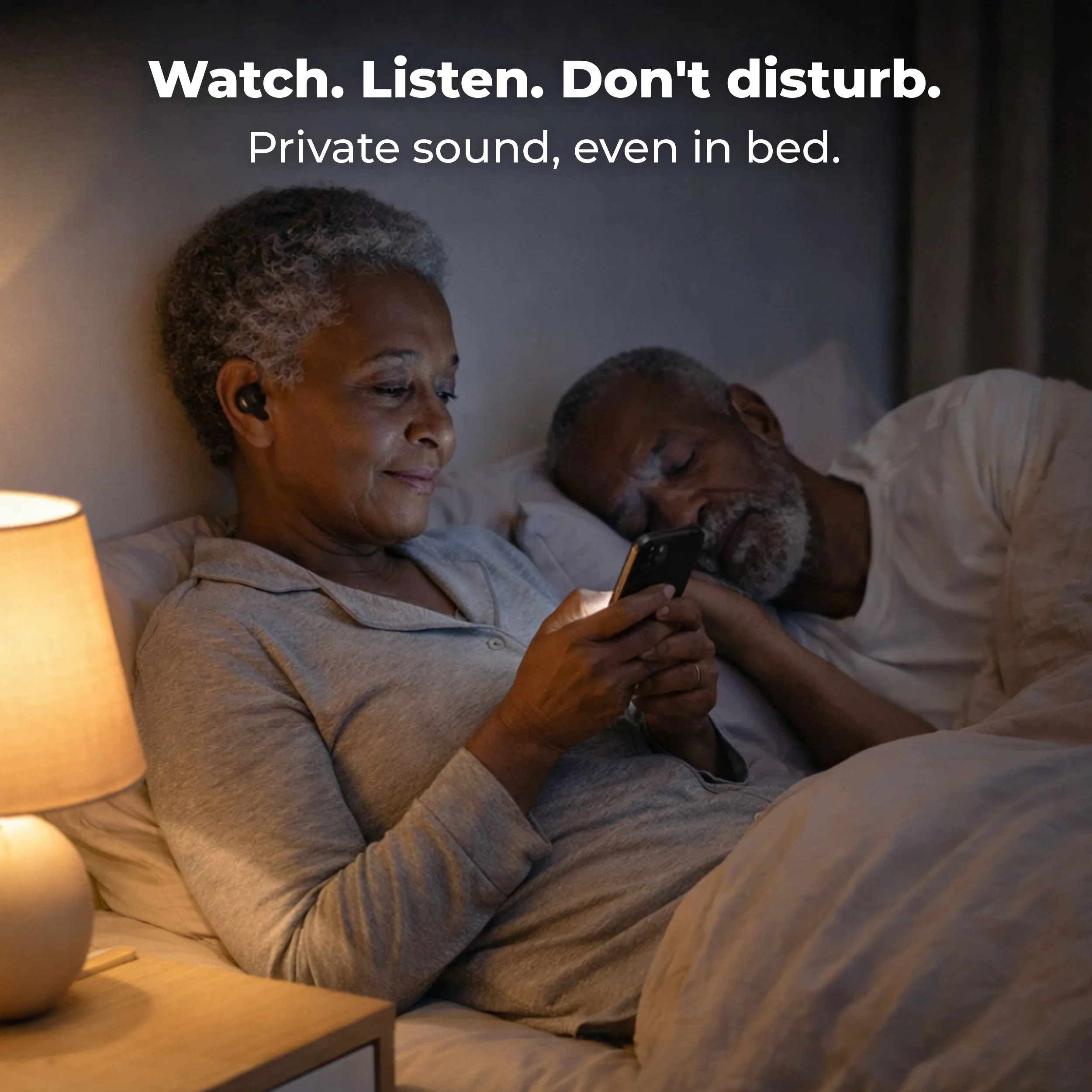 Ultra-slim sleep earbuds for side sleepers
