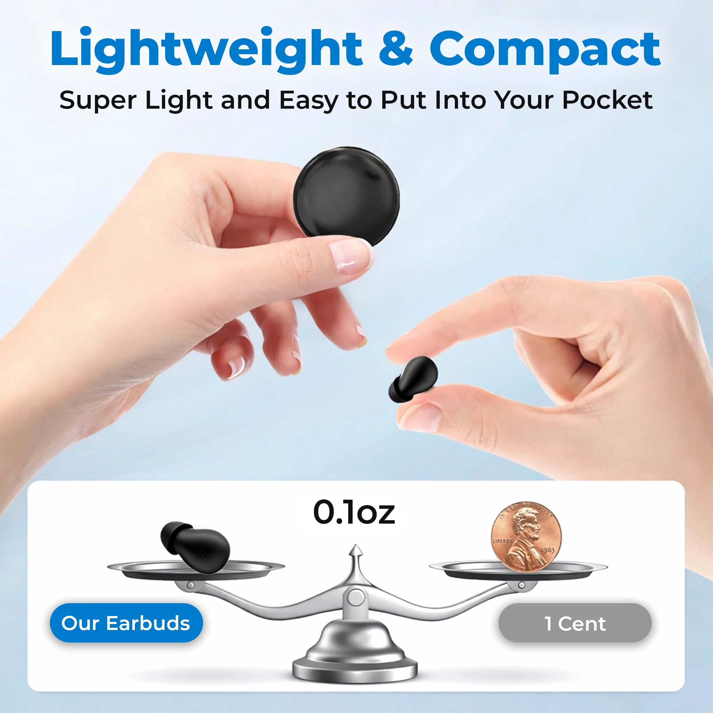 Ultra-slim sleep earbuds for side sleepers