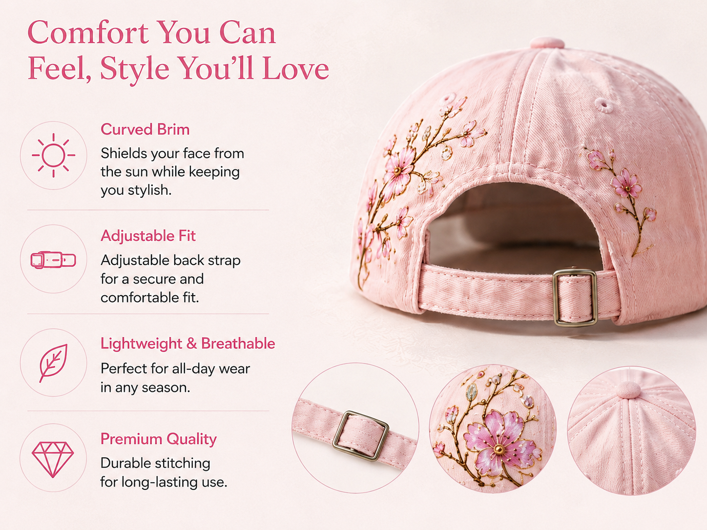 2026 Garden Morning Baseball Cap
