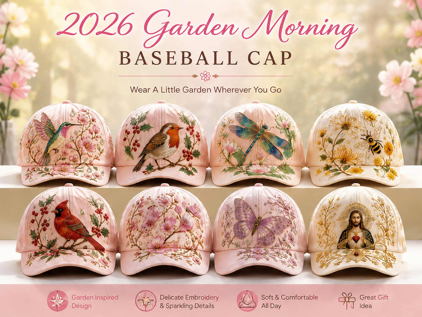 2026 Garden Morning Baseball Cap