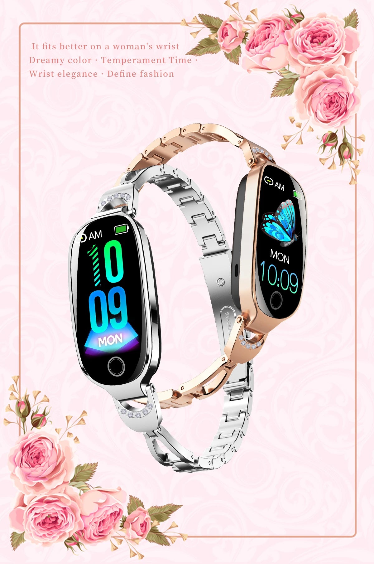 F81 Smart Watch Alarm Clock Fitness Tracker