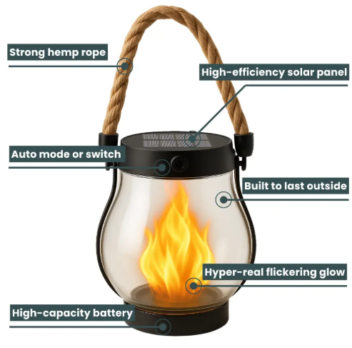 Fire Seed Solar Light — Magical Flame Mood that Warms Your Heart and Enchants Every Night