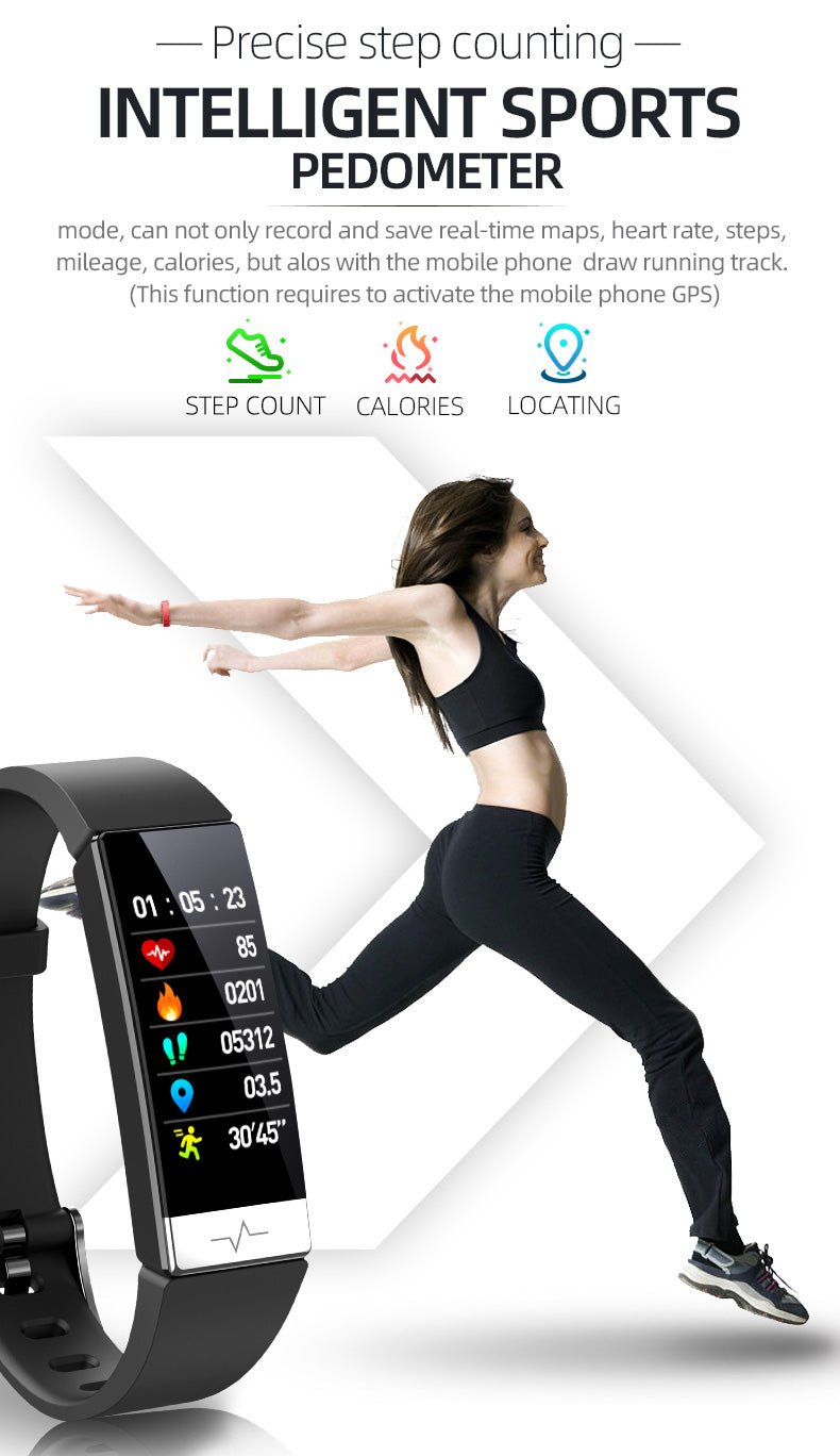 ECG Blood Oxygen Sleep Monitoring Multi-Sport Smart Bracelet