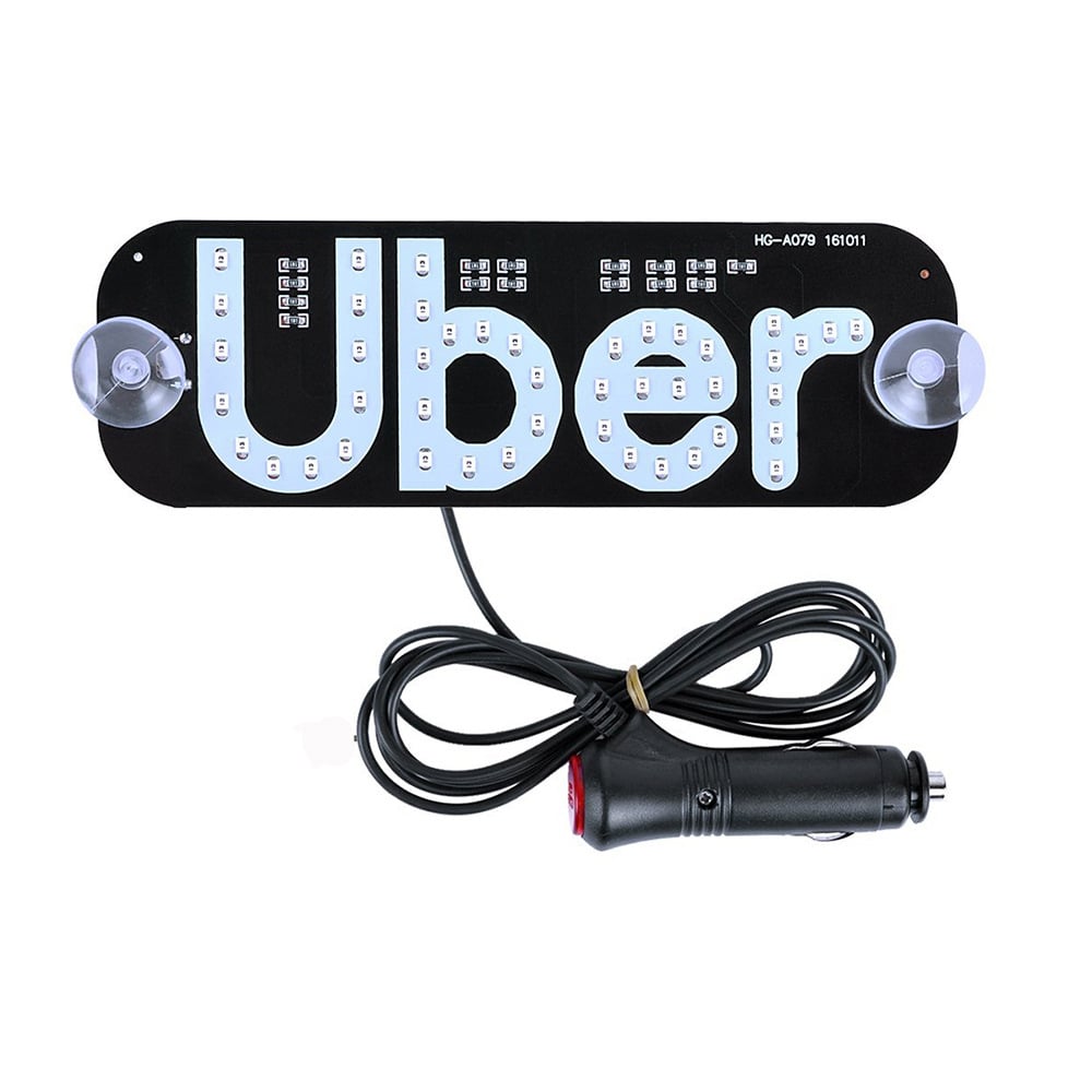 Uber Sign Light for Car - Cigarette Lighter