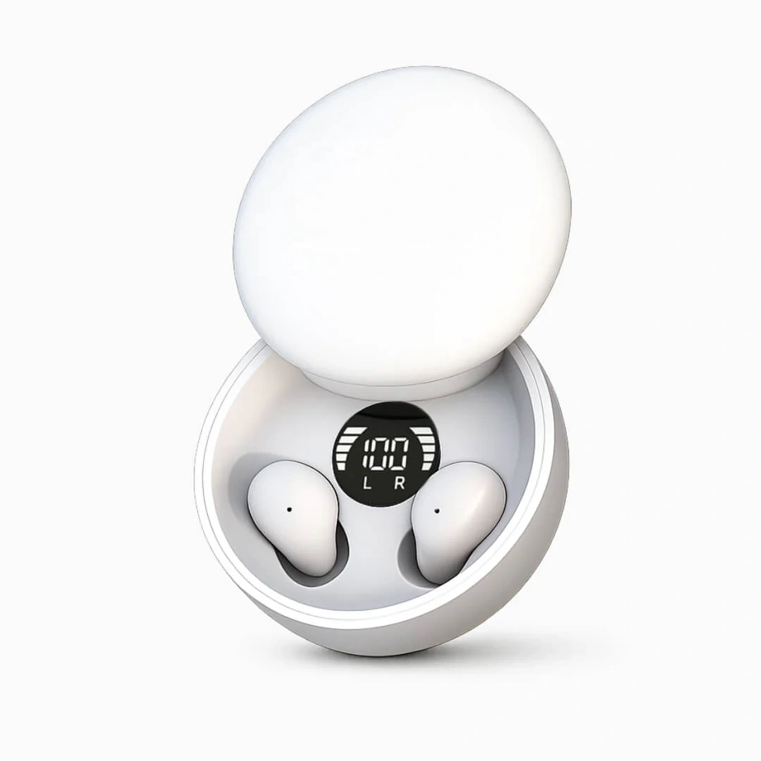 Ultra-slim sleep earbuds for side sleepers