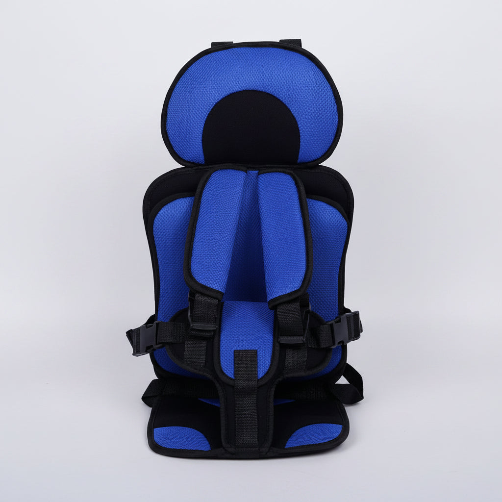 Travel Buddy | Portable Booster Car Seat with 5-Point Harness | Foldable Design for Easy Transport