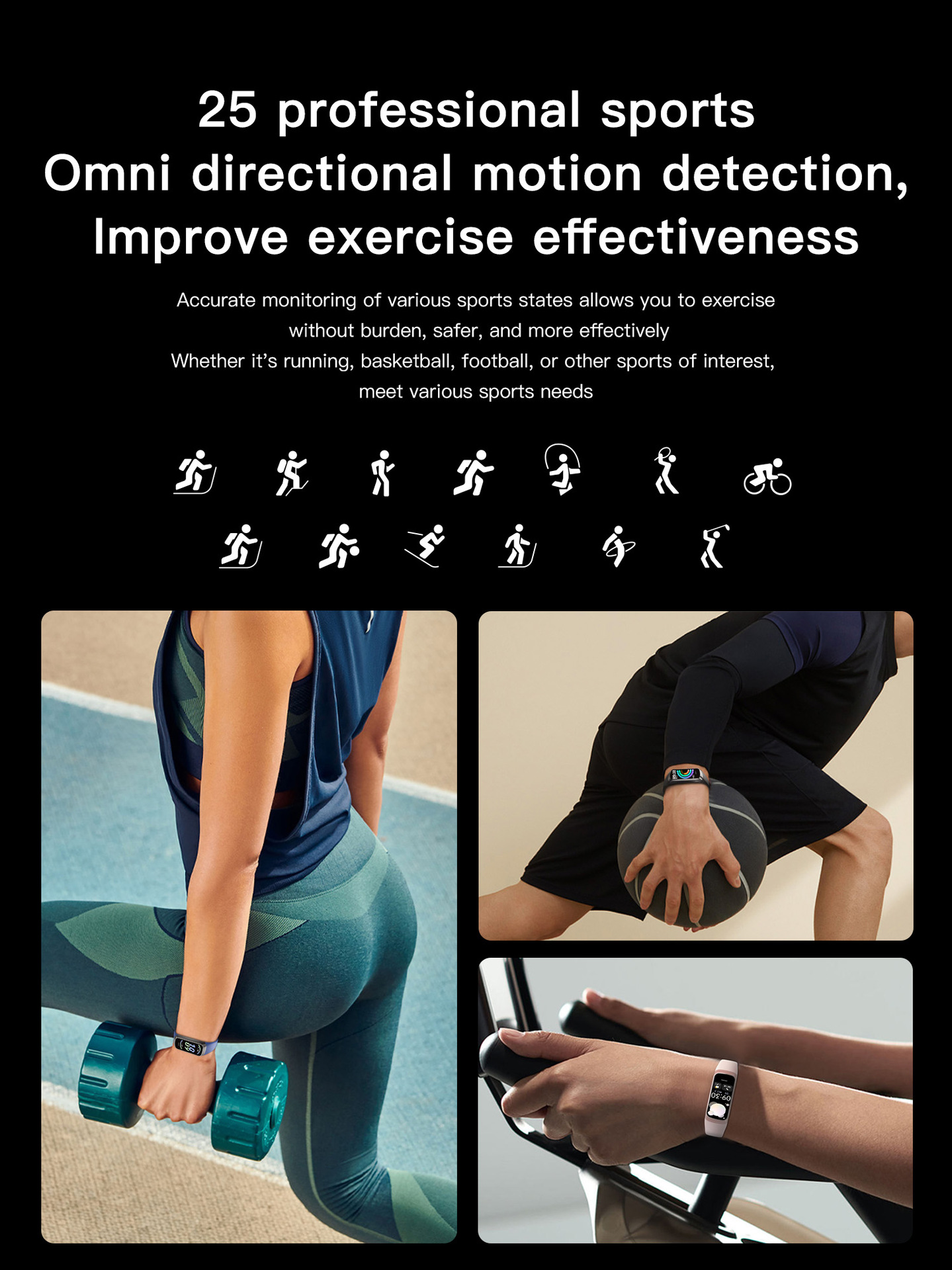 Style Waterproof Smart Fitness Tracker With Heart Rate