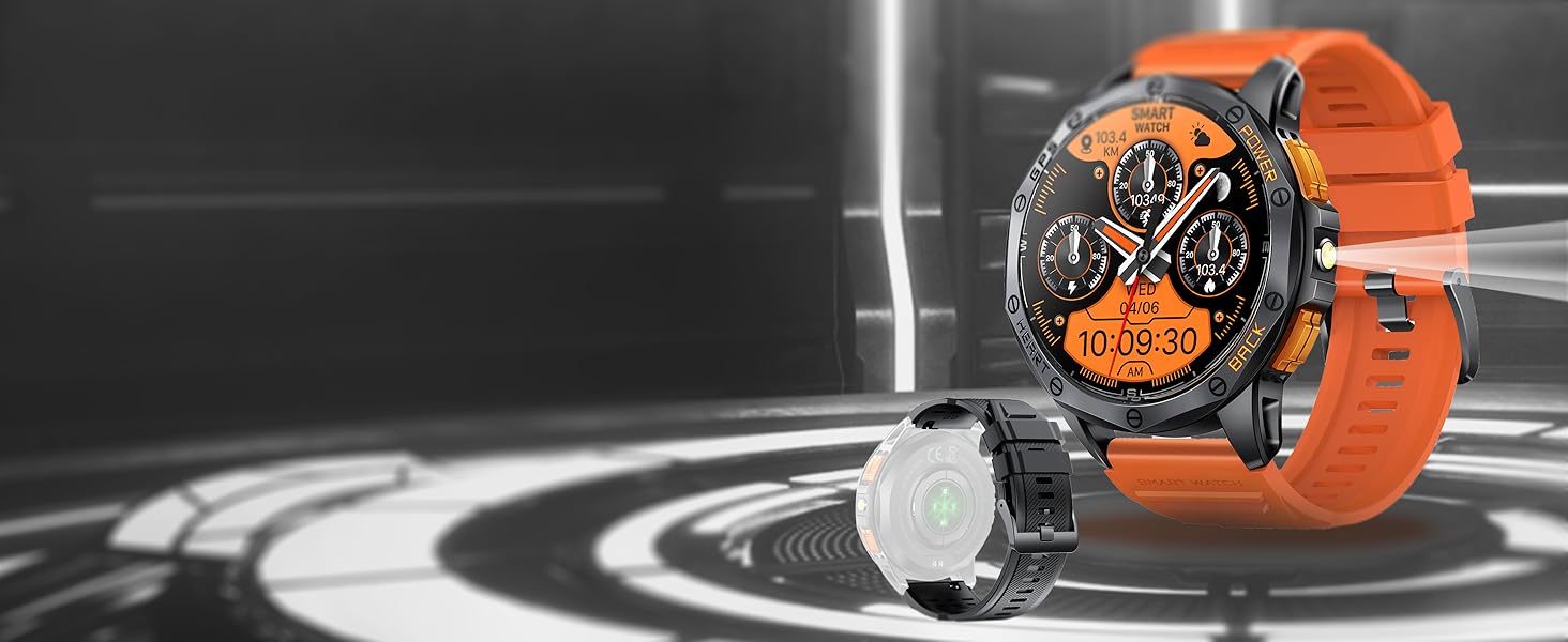 military smart watches for men and women with gps android