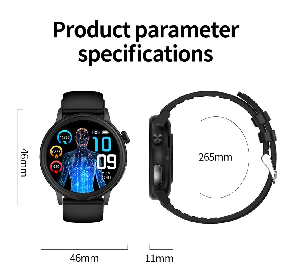 PRO 7 ECG Blood Sugar 30s Intelligent Micro Examination Blood oxygen Monitoring Health Smartwatch