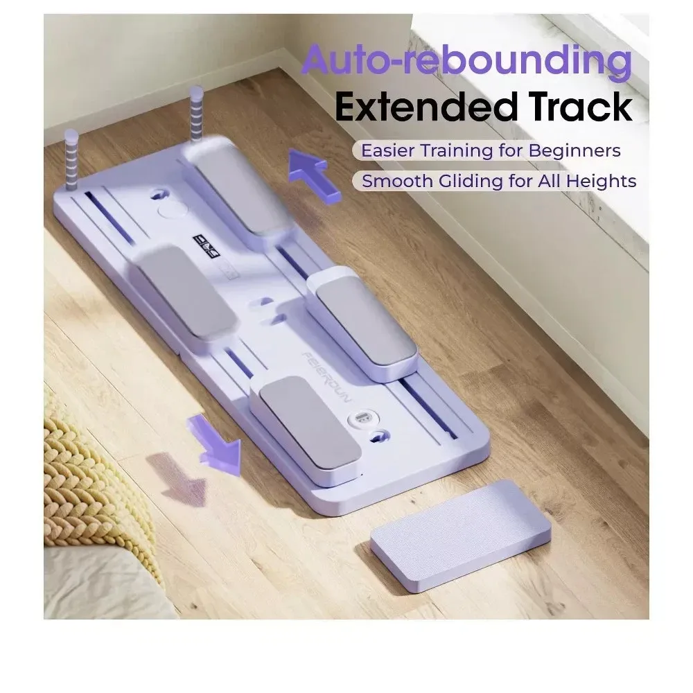  Foldable Pilates Reformer, Portable Pilates Board for Full Body Workout