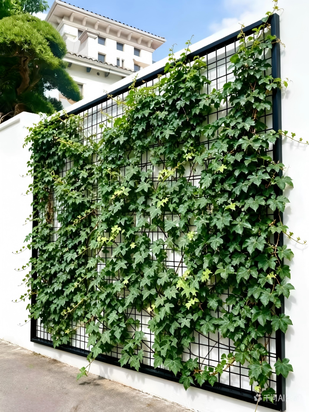 Garden Trellis, Wire Mesh Trellis, Plant Climbing Support, Wall Mount Trellis, 3D Mesh Panel, Rose Vine Trellis, Green Wall Panel, Outdoor Garden Decoration