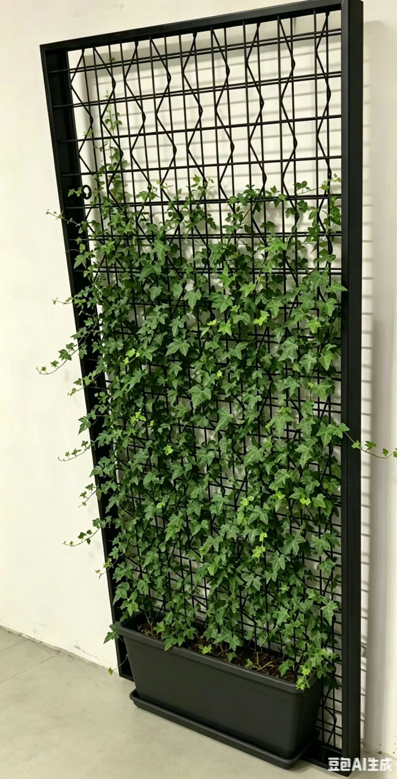 Hot Dip Galvanized 3D Wire Mesh Panel Green Wall Trellis - Plant Climbing Support Vertical Garden Facade Vine Framework
