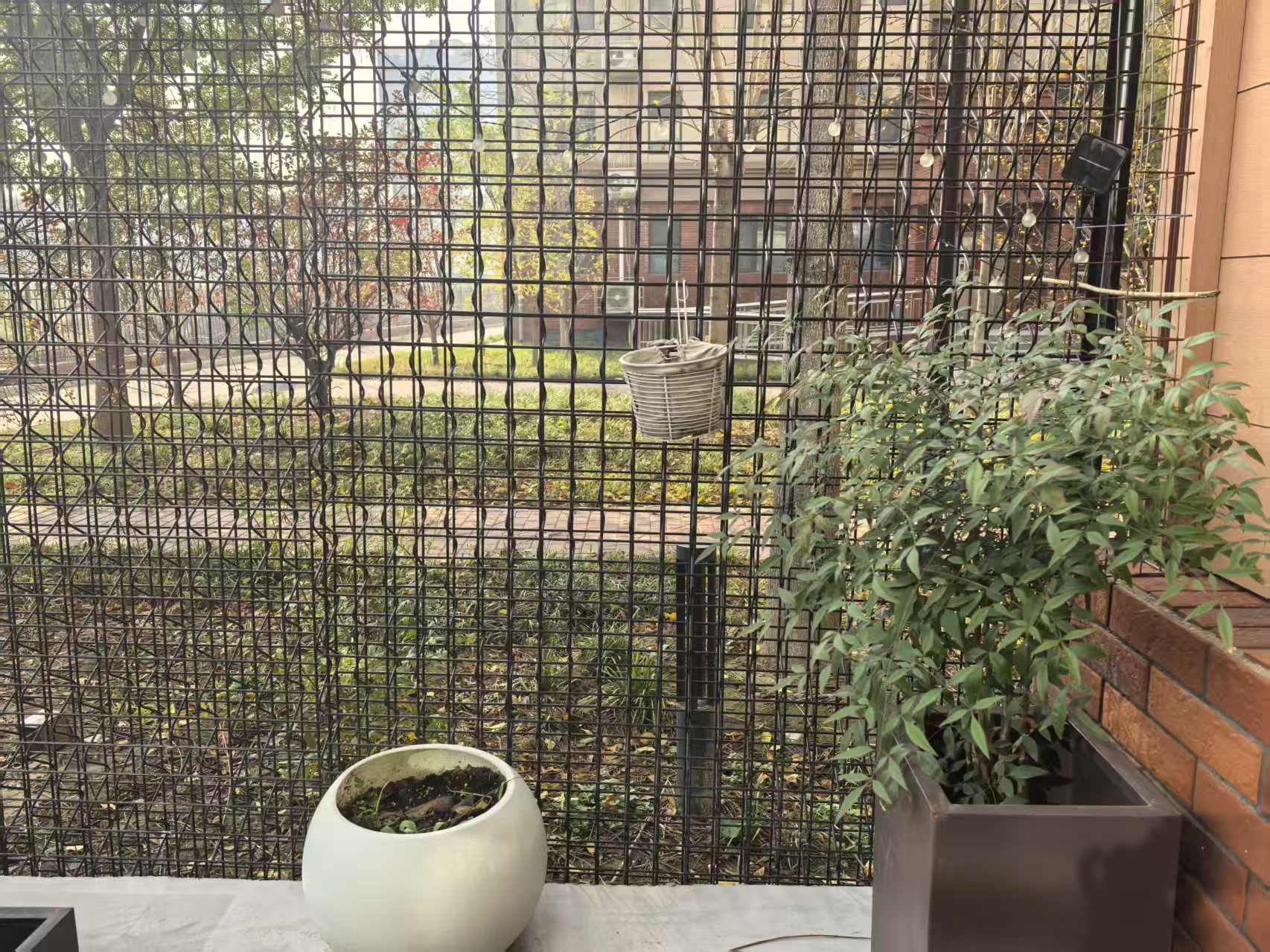 .Wall Mounted Garden Trellis, Hanging Wire Mesh Plant Climbing Wall Fra