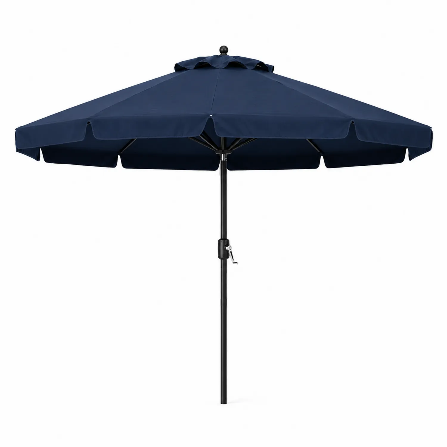 Parasol ogrodowy, średnica 300 cm, poliestrowy, Granatowy-calmhomea