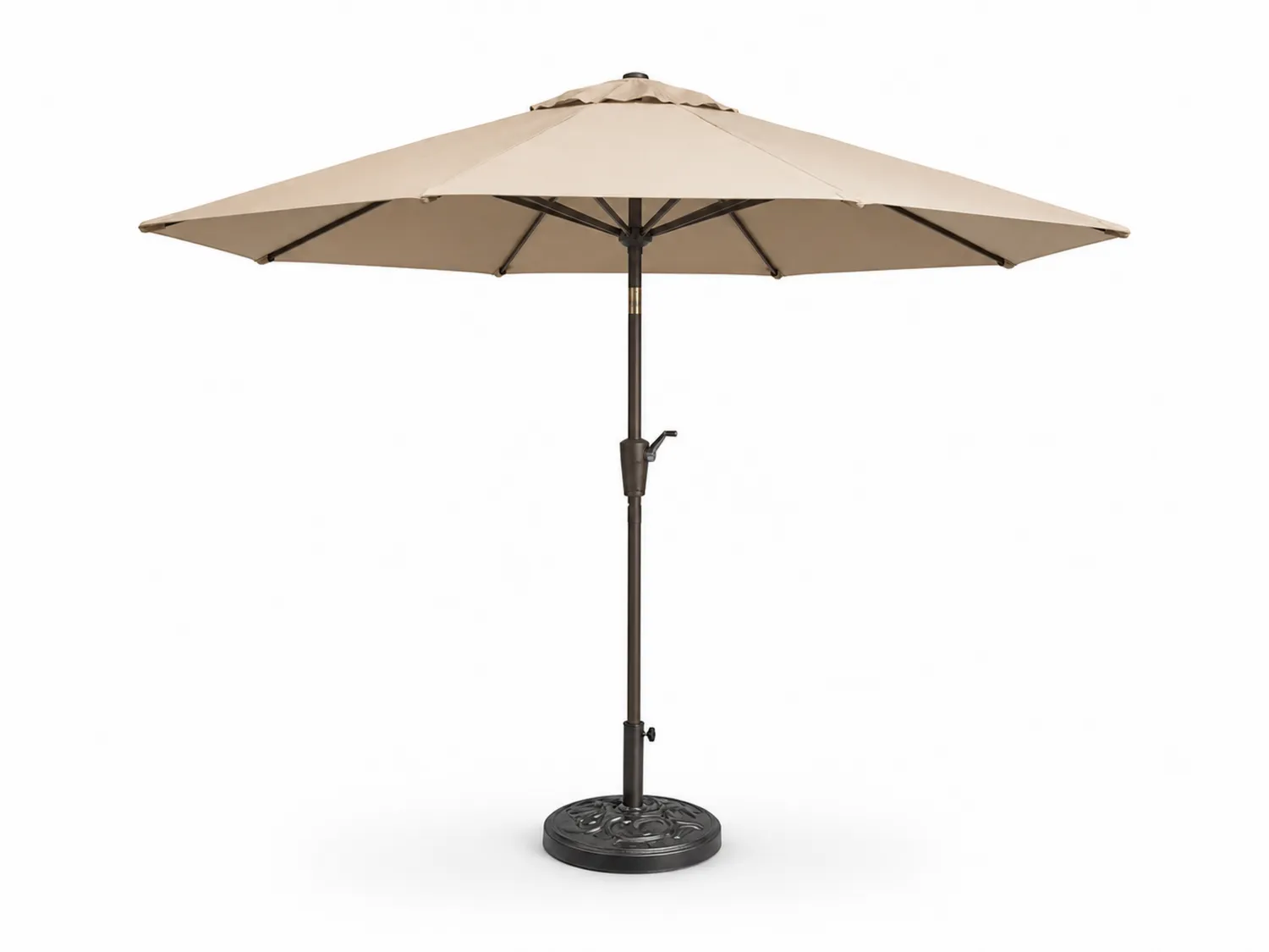 Parasol ogrodowy okrągły 3m stalowy poliester-calmhomea
