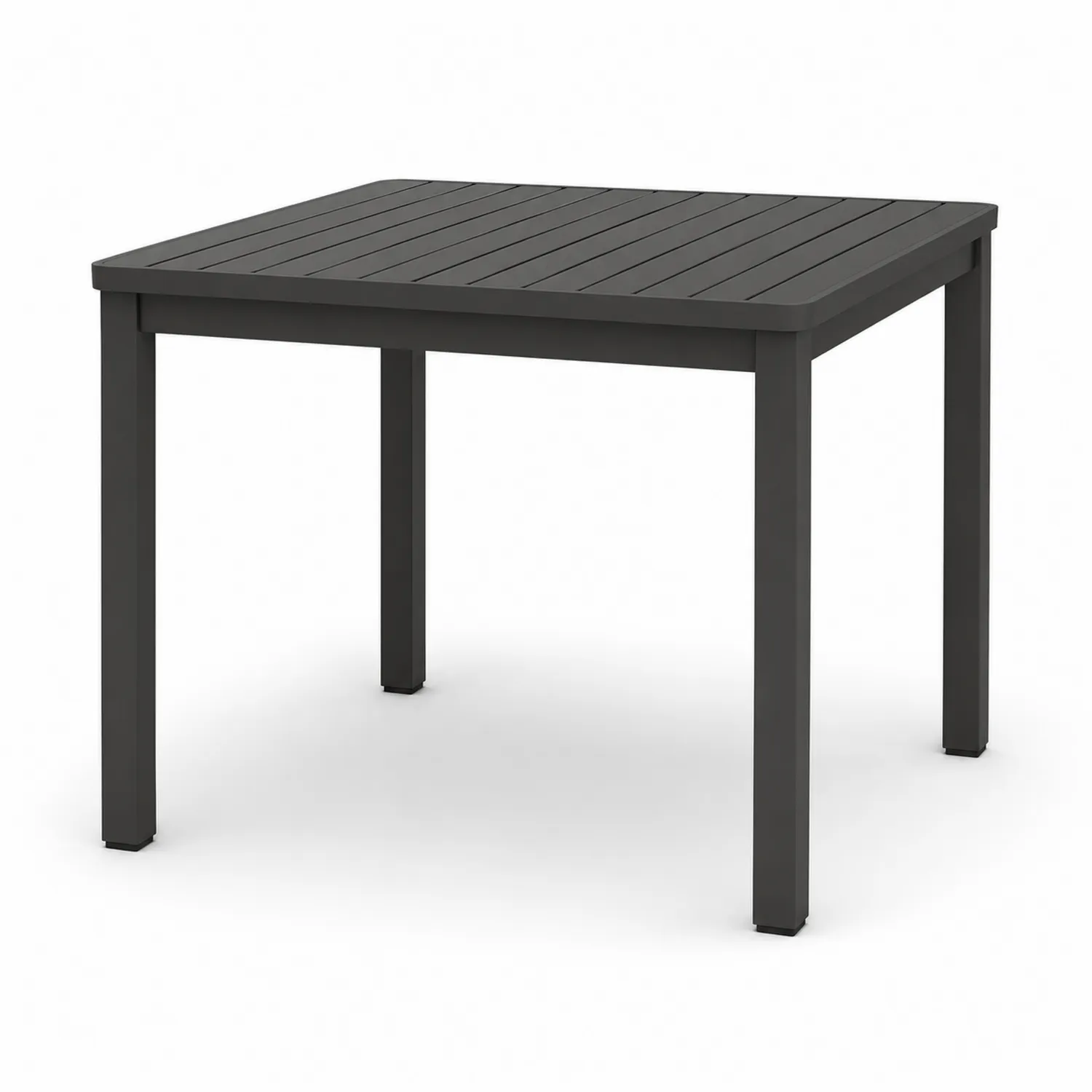 Stół ogrodowy 80x80x74 cm Aluminium Antracytowy-calmhomea