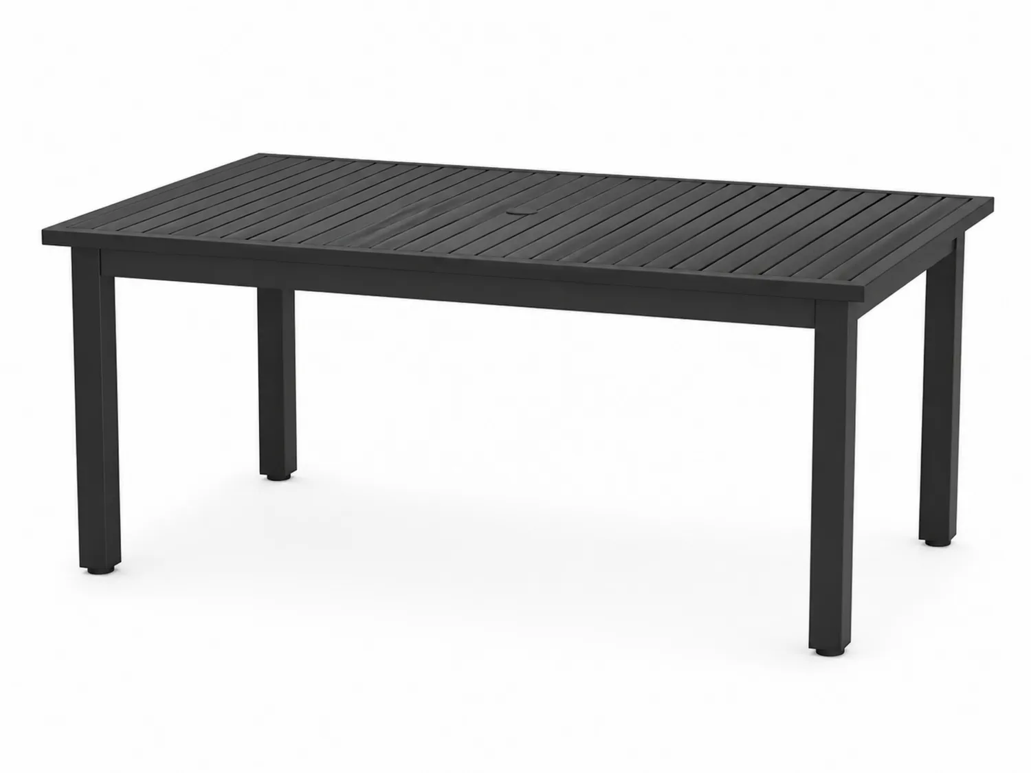 Stół ogrodowy aluminiowy prostokątny Czarny